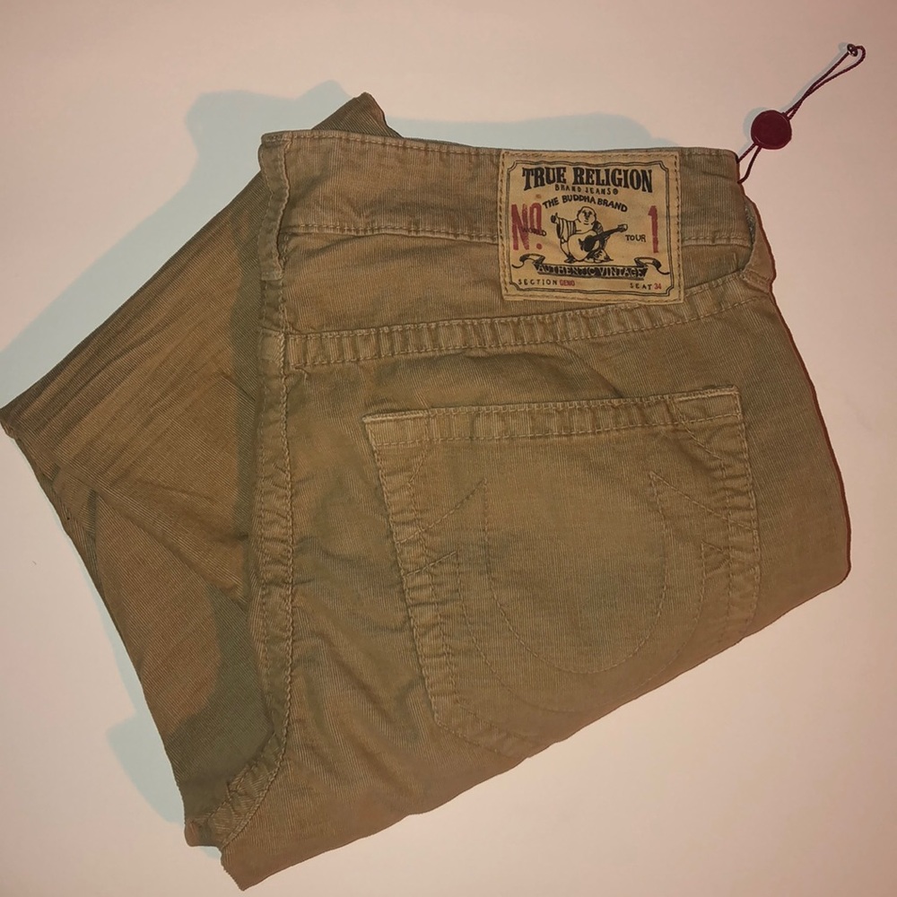 True religion Geno Camel Corduroy